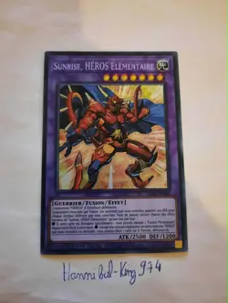 Yu-Gi-Oh! Sunrise, heros elementaire LDS3-FR104 Secrete rare - Image 1