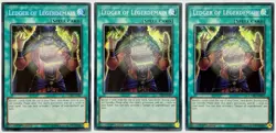 3 x CYHO-EN067 Ledger of Legerdemain - Secret Rare 1st Ed Lightly Played YuGiOh - Image 1