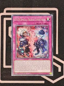 JUSH-EN041 K9-EW Special Release Experiment Rare 1st Edition YuGiOh - Image 1