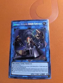 Double Headed Anger Knuckle - BLHR-EN048 - Secret Rare 1st Edition LP Yugioh - Image 1