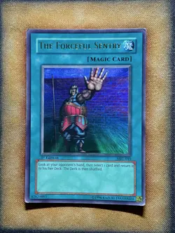 Yugioh The Forceful Sentry MRL-045 Ultra Rare 1st Ed MP - Image 1