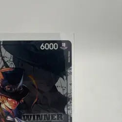 Bandai One Piece CCG Sabo P-105 Winner Promo Foil 6000 Power 4 Cost - Image 3