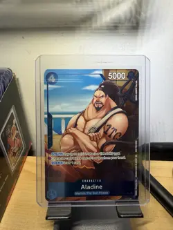 Aladine (Dash Pack) OP14-043 R Foil One Piece The Azure Sea's Seven English NM - Image 1