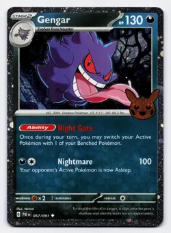 Gengar [057/091] Trick or Trade 2024 Cosmos Holo [Pokemon Card English] - Image 1