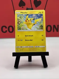 Pikachu 19/68 Hidden Fates Regular Common Pokemon Card NM - Image 2
