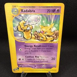 Pokemon Kadabra TCG Expedition Card 84/165 Regular Uncommon - Image 1