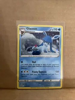 Glaceon SWSH192 Black Star Promo Brilliant Stars Pokemon Card - Image 1