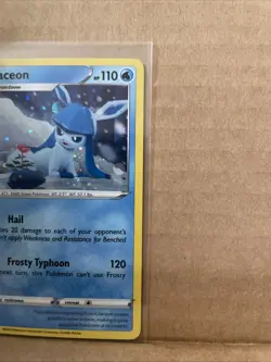 Glaceon SWSH192 Black Star Promo Brilliant Stars Pokemon Card - Image 4