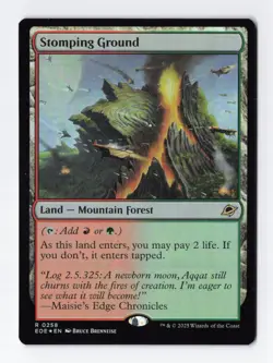 Stomping Ground Foil Rare Edge of Eternities Magic the Gathering MTG Card NM - Image 1