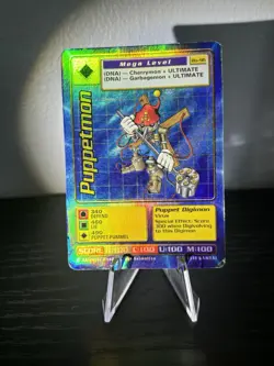 Puppetmon Holo Foil Bo-96 Digimon Card Bandai 1999 Trading Card - Image 1