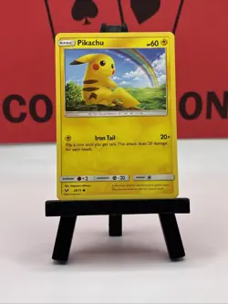 Pikachu 28/73 Shining Legends Regular Common Pokemon Card NM - Image 2
