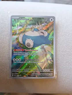Pokemon 151 Snorlax ETB Black Star Promo 051 Card BLANKET TCG - Image 1