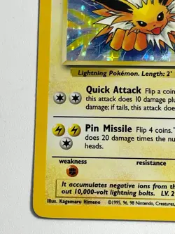 Pokemon Jolteon 4/64 Jungle Holo Rare - Image 4