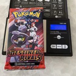 (VERY HEAVY) 22.66g Pokemon TCG Destined Rivals Booster Pack for navarrete_01 - Image 1