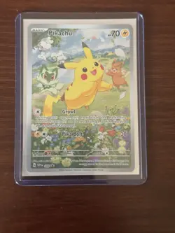 Pokemon Pikachu TCG Paldea Adventure Chest SVP 088 Black Star Promo - Image 1
