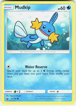 Mudkip 32/168 Common Celestial Storm Pokemon Near Mint - Image 1
