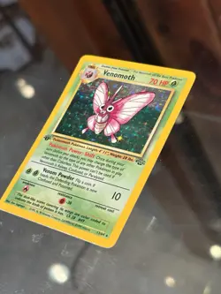 Pokemon TCG Venomoth Venonat Evolution Set 1st Edition Jungle Holo Rare 1999 - Image 2