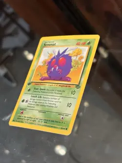 Pokemon TCG Venomoth Venonat Evolution Set 1st Edition Jungle Holo Rare 1999 - Image 5