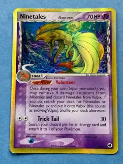 Pokemon Holo Ninetales- EX Dragon Frontiers - 8/101- HP - Image 1
