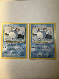Marill WOTC Promo 29 Lot X2 Pokemon - Image 1