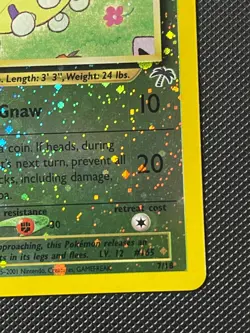 Pokemon Vintage Southern Islands Reverse Holo Ledyba 7/18 WotC Promo LP - Image 4