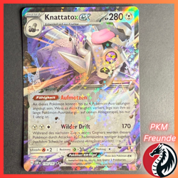 Knattatox EX 156/197 OBF 🟢NM 🇩🇪Deutsch Pokemon Obsidianflammen - Image 1