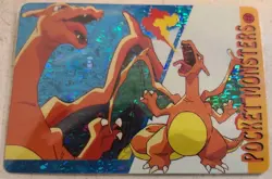 POKEMON POCKET MONSTERS VENDING PRISM STICKER 11 CHARIZARD - Image 1