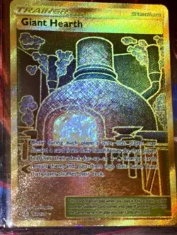 Giant Hearth SECRET RARE 263/236 - Pokemon Cosmic Eclipse Gold Rare Holo Foil NM - Image 1