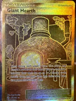 Giant Hearth SECRET RARE 263/236 - Pokemon Cosmic Eclipse Gold Rare Holo Foil NM - Image 2