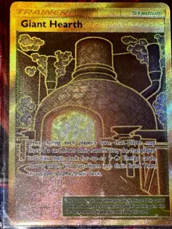 Giant Hearth SECRET RARE 263/236 - Pokemon Cosmic Eclipse Gold Rare Holo Foil NM - Image 3