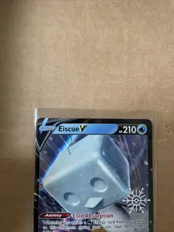 Eiscue V 055/192 Stamped Holiday Exclusive Holo Pokemon 2020 Promo Card - Image 2