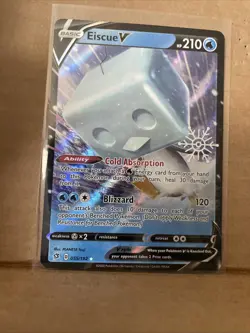 Eiscue V 055/192 Stamped Holiday Exclusive Holo Pokemon 2020 Promo Card - Image 3