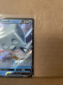 Eiscue V 055/192 Stamped Holiday Exclusive Holo Pokemon 2020 Promo Card - Image 4