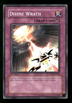 Divine Wrath 5D's 2008 Starter Deck #5DS1-EN038 1st Edition Yugioh - Image 1