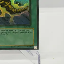 Yugioh The Flute Of Summoning Dragon Sdk Faded Unlimited Lp SDK-042 - Image 4