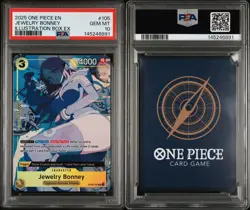 2025 ONE PIECE PROMOS ILLUSTRATION BOX EX #105 JEWELRY BONNEY PSA 10 - Image 3