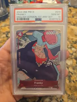 2024 One Piece 1st Anniversary set Franky Psa 10 - Image 1