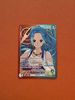 One Piece Nefeltari Vivi EB03-001 Alt Art Leader English NM/M - Image 1