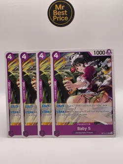 One Piece - 4x OP14-072 Baby 5 Uncommon (Near Mint) - Image 1