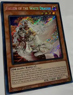 Fallen of the White Dragon Secret Rare Burst Protocol BPRO-EN024 NM 1st edition - Image 2