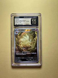 CGC 10 PRISTINE Ninetales 110/108 AR Art Rare Ruler of the Black Flame sv3 Card - Image 1