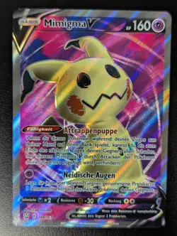 Pokemon Karte Mimigma V 148/163 Kampfstile Full Art Near Mint Deutsch - Image 1