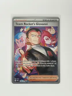Team Rocket's Giovanni 238/182 Special Illustration Destined Rivals Card - Image 1