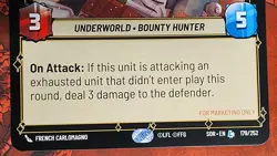 Star Wars Unlimited Promo Boba Fett Oversized Card with Free Shipping - Image 3