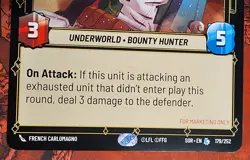 Star Wars Unlimited Promo Boba Fett Oversized Card with Free Shipping - Image 5