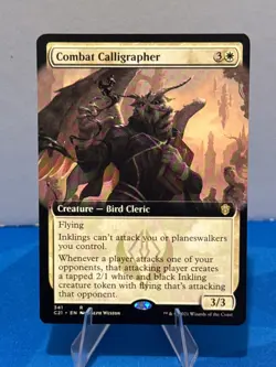 Combat Calligrapher (Extended Art) Commander 2021 MTG Magic C21 341 - Image 1