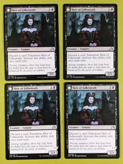 Heir of Falkenrath x4 Shadows over Innistrad 4x Playset Magic the Gathering MTG - Image 1