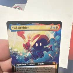 Final Fantasy Vivi Ornitier Universes Beyond Mythic Extended Art MTG Card - Image 2