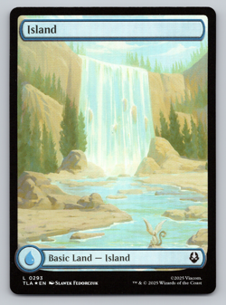 Island Full Art FOIL 293 - Avatar Last Airbender - MTG - Image 1