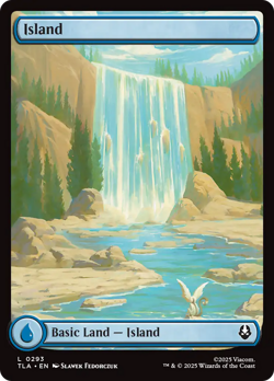 Island 293 Full Art TLA Avatar: The Last Airbender MTG Magic NM - Image 1